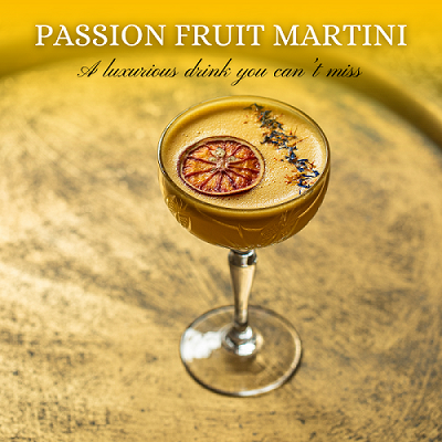 Passion Fruit Martini Recipe - Delhi Other