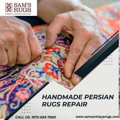 Meet with Sam's Oriental Rugs for Handmade Persian Rugs Repair in USA.