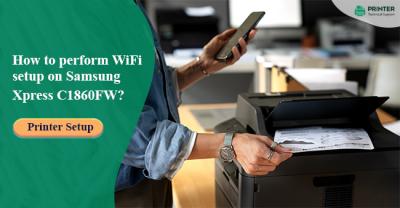 WiFi setup on Samsung Xpress C1860FW