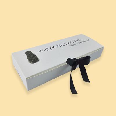 Hair extensions packaging box