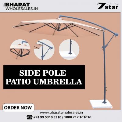 Side Pole Patio Umbrella Buy Online in India at Batch Mode | Best for Outdoor Decoration - Delhi Home & Garden