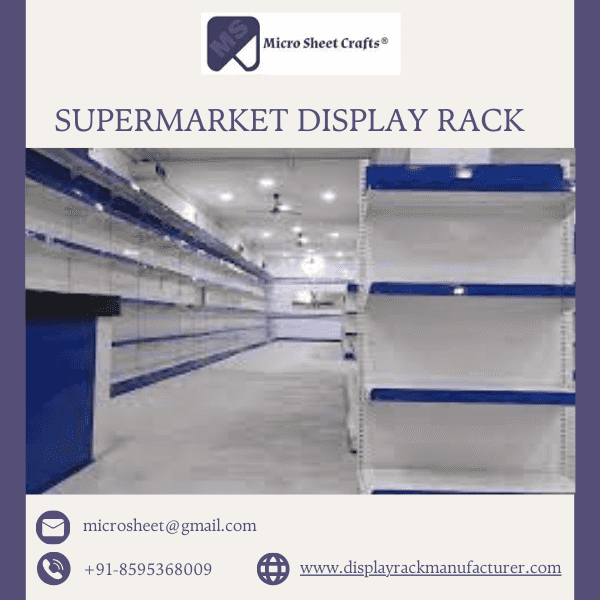 Supermarket display rack