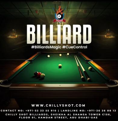 Elevate Your Game: Chilly Shot Billiards - Horror Snooker Hall Experience in Abu Dhabi - Abu Dhabi Other