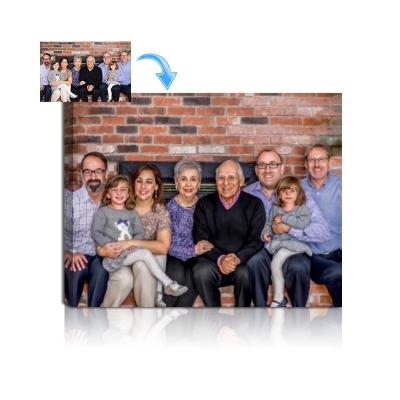 Paintings of family portraits - Snappy Canvas