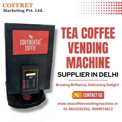 Tea coffee vending machine supplier in Delhi - Delhi Electronics