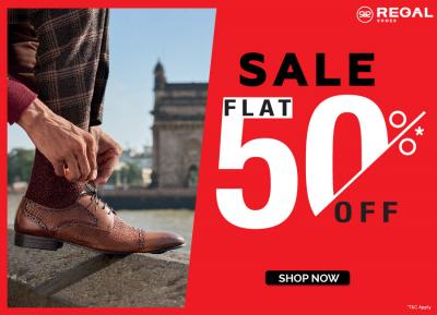 Step into Style: 50% Off Men's Shoes at Regal Shoes