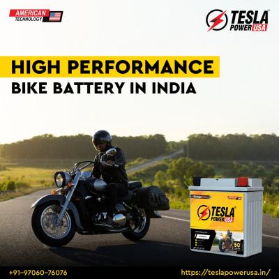 High Performance Bike Battery in India - Tesla Power USA - Gurgaon Parts, Accessories