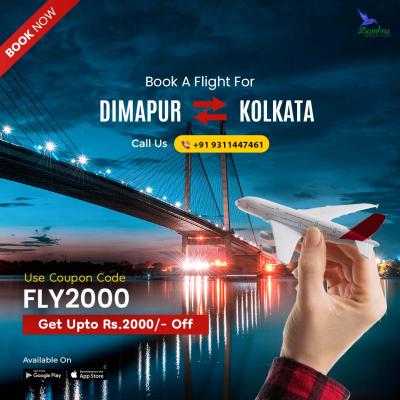 Flight from Dimapur to Kolkata through Liamtra