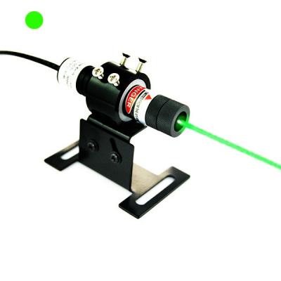 What is the best performance of Berlinlasers 532nm green dot laser alignment