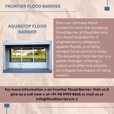 Aquastop Flood Barrier | Flood Stop Barrier  – Frontier Flood Barriers - Delhi Other