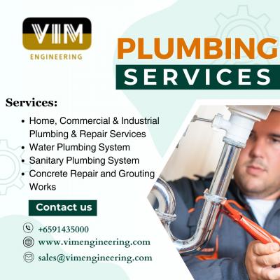 Comprehensive Water Pipe Plumbing Services in Singapore by Vim Engineering - Singapore Region Other