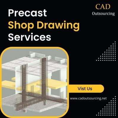 High Quality Precast Shop Drawing Outsourcing Services Provider in USA - Other Professional Services