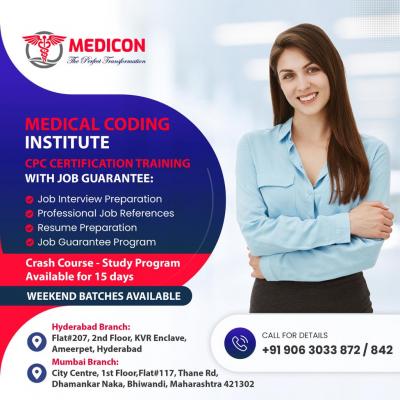 BEST MEDICAL CODING CPC CERTIFICAITON TRAINIGN INSTITUTE IN HYDERABAD AMEERPET