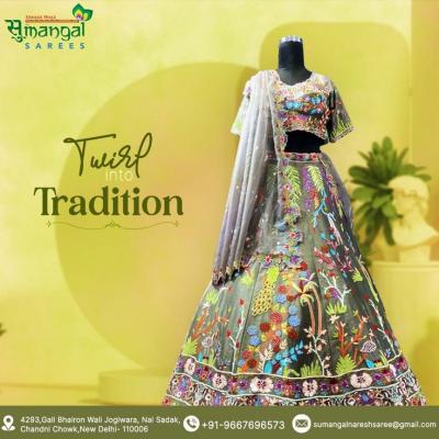 Discover Elegance at Sumangal Saree - Your Ultimate Destination for Lehengas in Chandni Chowk