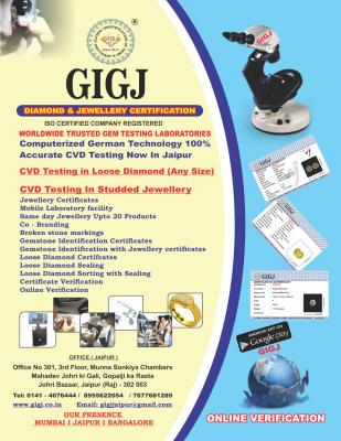 GIGJ DIAMOND & JEWELLERY CERTIFICATION - Jaipur Other