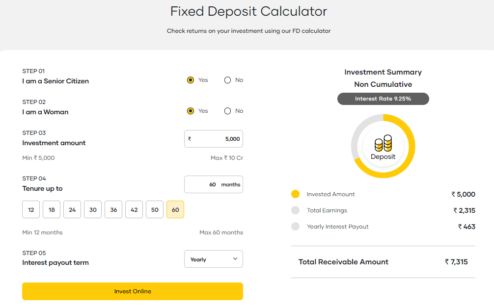 Maximize Returns with Shriram Fixed Deposit Calculator
