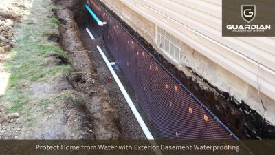 Protect Home from Water with Exterior Basement Waterproofing