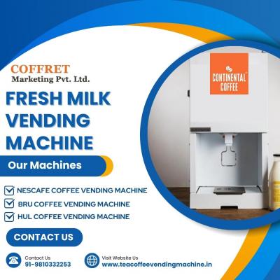 Fresh milk vending machine supplier in Gurgaon - Delhi Electronics