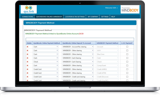 MINDBODY to QuickBooks Online - Sydney Other