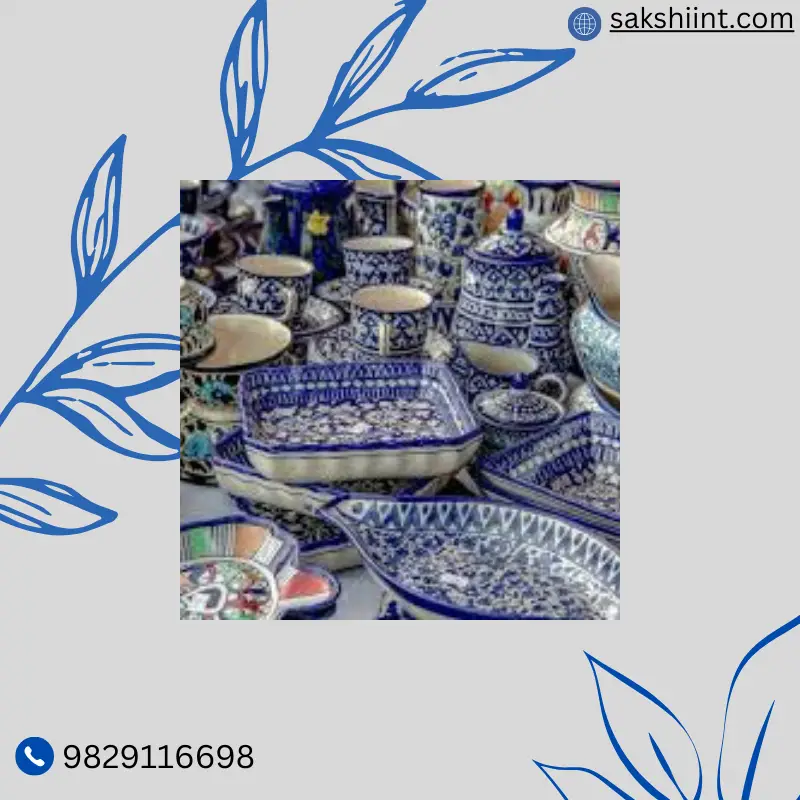 Discover the Blue Pottery Manufacturers from India - Jaipur Decoration