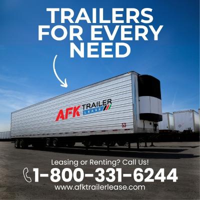 Trailers for Every Need. Leasing or Renting - 1-800-331-6244