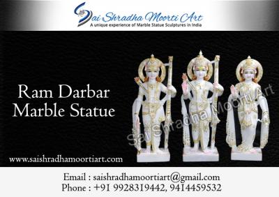 Bring a Marble Ram Darbar Statue to Your Home - Jaipur Art, Collectibles