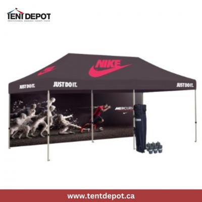 Custom 10 x 20 Pop-Up Canopy: Tailored Excellence 