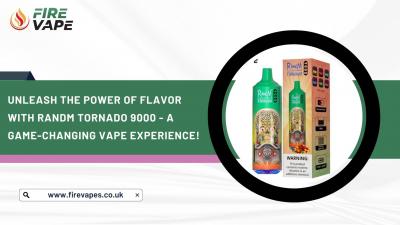 Unleash the Power of Flavor with Randm Tornado 9000 - A Game-Changing Vape Experience!
