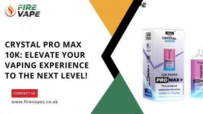 Crystal Pro Max 10K: Elevate Your Vaping Experience to the Next Level! - Manchester Electronics
