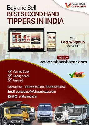 Top 2nd hand Tippers buy or sell in India|vahaan bazar