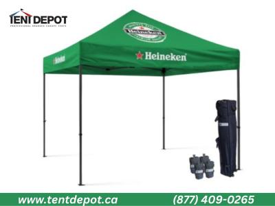 Logo Tent Canopies for Prominent Outdoor Presence  - Toronto Professional Services