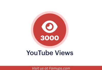 Hoist your Views with Buy 3000 Youtube Views