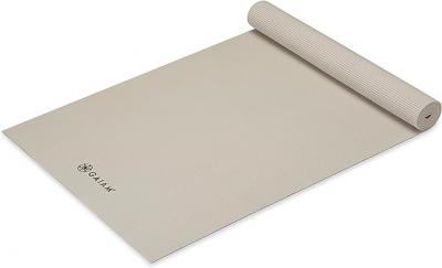 Gaiam Yoga Mat - Premium 5mm Solid Thick Non Slip Exercise & Fitness Mat for All Types of Yoga