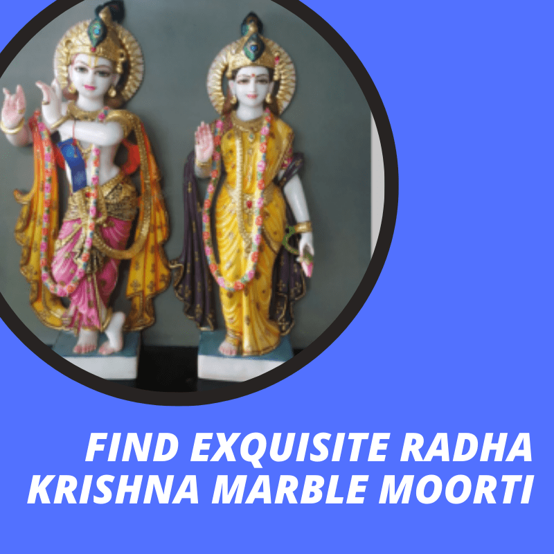 Find Exquisite Radha Krishna Marble Moorti - Visit Moorti India Today 
