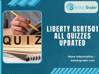 Master The GSRT501: Liberty University Quizzes Guide