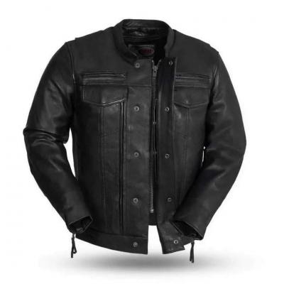 Sheep Leather Fashion Jacket - Chicago Clothing