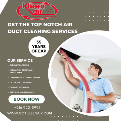Get the Top Notch Air Duct Cleaning Services