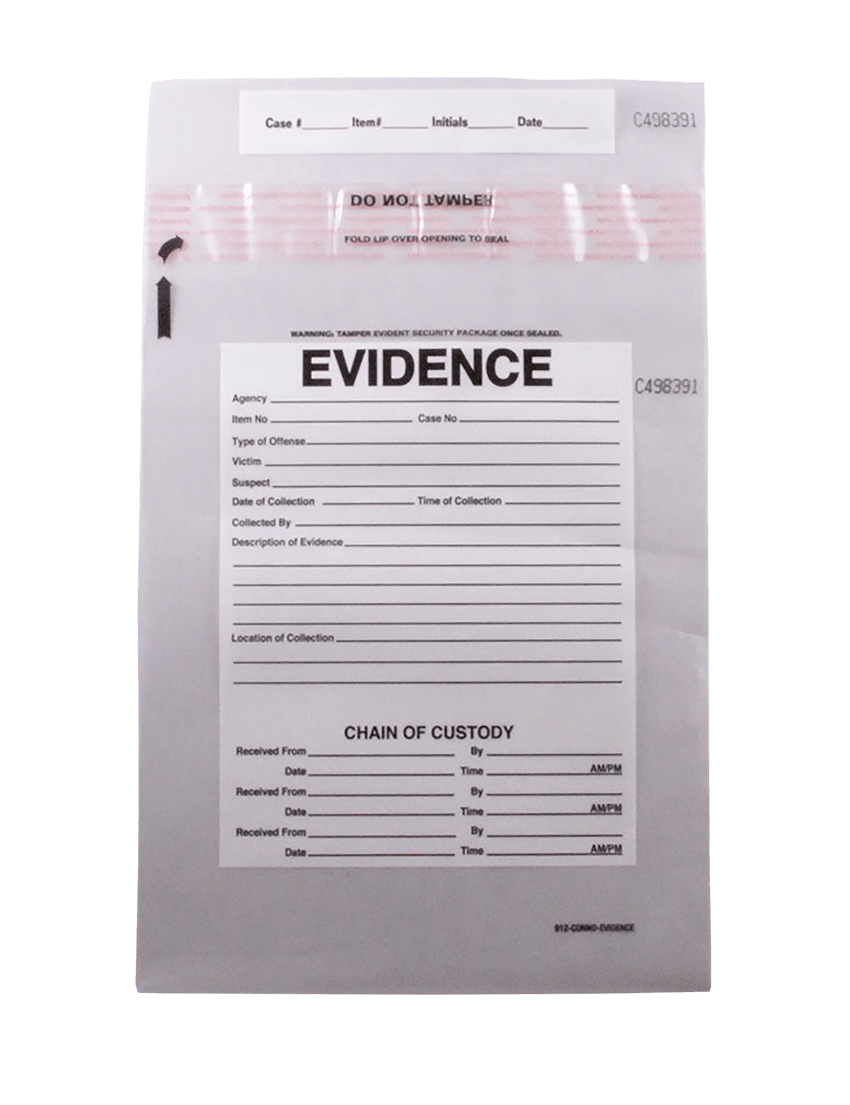 9 x 12 Tamper Evident Inmate Property Bag - New York Other