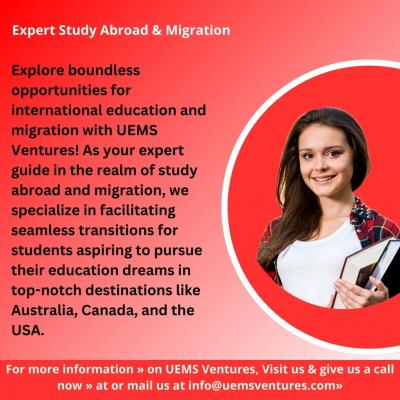 Expert Study Abroad & Migration – UEMS Ventures - Mumbai Tools, Equipment