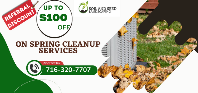 🌱Revamp Your Landscape! Refer & Save up to $100 on Spring Cleanup! 🍃