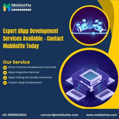 Expert dApp Development Services Available - Contact Mobiloitte Today - Lucknow Computer