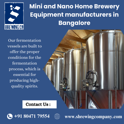  Mini and Nano Home Brewery Equipment manufacturers in Bangalore
