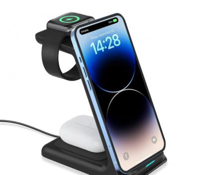 Shop Best Quality 3-in-1 Wireless Charger for Apple Devices - Delhi Electronics