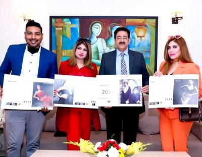 New Year Calendar “Women Is Power” Designed by Delhi Fashion Club Unveiled by Sandeep Marwah - Delhi Blogs