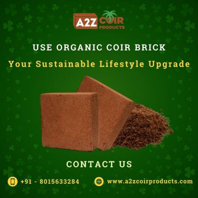 Use Organic Coir Brick Your Sustainable Lifestyle Upgrade - Madurai Other
