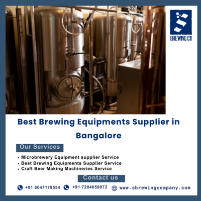Best Brewing Equipments Supplier in Bangalore