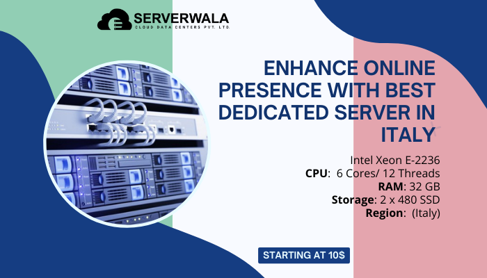 Enhance Online Presence with Best Dedicated Server in Italy - Mumbai Hosting