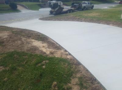 Concrete Driveway Replacement in Sand Springs