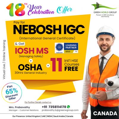 Start your HSE journey with confidence today!  - Nebosh Course in Canada - Dubai Other