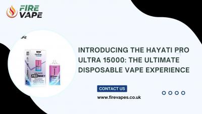 Introducing the Hayati Pro Ultra 15000: The Ultimate Disposable Vape Experience